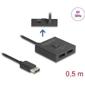 DeLOCK Commutateur DisplayPort 2 à 1 bidirectionnel 8K