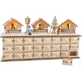 Small Foot Calendrier de l'Avent en bois Bazar de Noël