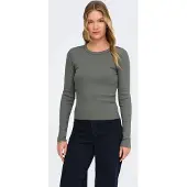ONLY T-shirt 'ONLVAL' gris foncé