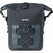 Basil Sacoche arrière vélo latérale - - Navigator Waterproof - 12-15 L - 100% imperméable (IPX3) - Crochets MIK