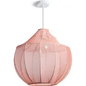 LEDKIA Suspension Métal Et Tissu Ayla Terre Cuite