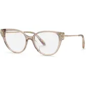 Chopard Lunettes de Vue VCH381S 54/17/140 Beige trasparente Acetato WOMAN VCH381S