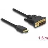 DeLOCK Câble DVI - HDMI - 1,5 m -