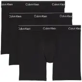 Calvin Klein Lv00nb4394 Boxers 3 Units Noir 4XL Homme