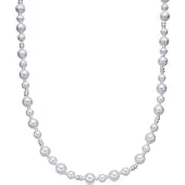 Luxenter Chaîne 'Akio' blanc perle