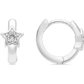 Luxenter Boucles d'oreilles 'Ktyu' argent