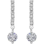 Luxenter Boucles d'oreilles 'Yasu' argent
