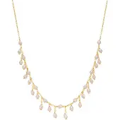 Luxenter Chaîne 'Fyre' blanc perle