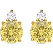 Luxenter Boucles d'oreilles 'Akma' jaune