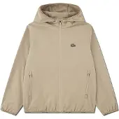 Lacoste Kids Life Croc Woven Full Zip Sweatshirt Beige 12 Years Enfants