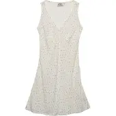 Superdry Printed Sweetheart Sleeveless Short Dress Blanc L Femme