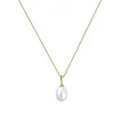 Elli PREMIUM Chaîne or / blanc perle