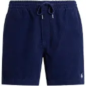 Ralph Lauren Pantalon bleu marine / blanc
