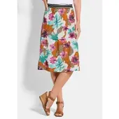 Goldner Jupe bleu clair / cognac / magenta / blanc