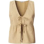 Pepe Jeans Frances Sleeveless Blouse Beige,Jaune L Femme