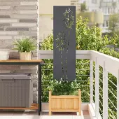 Syfax Écran de confidentialité de jardin Anthracite 32 x 140 cm