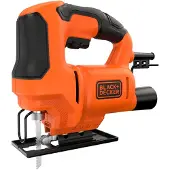 Black & Decker Black+Decker Scie sauteuse 400W - livrée avec 6 lames 1 adaptateur pour aspirateur - BES603A6-QS