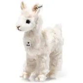 Steiff Peluche Cosy Alpaga blanche, 18 cm, debout, 069505