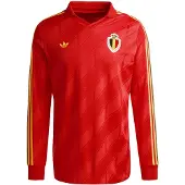 Adidas Maillot 'Belgien 1986' jaune / rouge feu