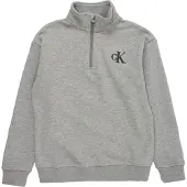 Calvin Klein Jeans Sweat gris chiné / noir