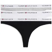 Tommy Hilfiger Underwear String 'Essential' bleu marine / gris / noir / blanc