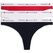 Tommy Hilfiger Underwear String 'Essential' gris clair / rouge / noir / blanc