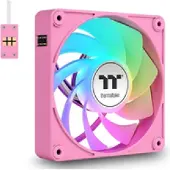 Thermaltake CT120 EX Reverse Fan Pink 3 Pack ARGB Sync - Ventilateur de boîtier - 500 rpm