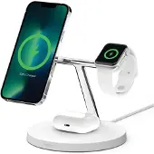 Belkin Wiz017vfwh Wireless Charger Blanc,Argenté