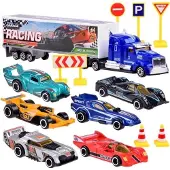 Jokomisiada Set de voitures en métal 7 pièces ZA4005