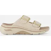 SKECHERS Go Walk Arch Fit 2.0 Sandal Open Teen - beige - Maat 40