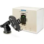 Inter-Tech Inter Tech 88885534 Kfz-Schnellladegerät MTH-100-10W Qi Wireless,schw