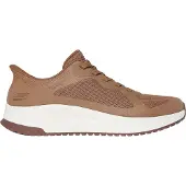 SKECHERS pour homme. 118423 Trainers Bobs Squad 4 brown (42), Marron, Plat, Lacets, Casuel