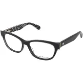 Kate spade Lunettes de Vue JOSEE 52/15/135 S30 BLACK GREY PATTERN ACETATE WOMAN KSP FRAME JOSEE S30 52 15 135