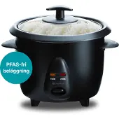Champion Cuiseur à riz Mini Céramique 0,6L 300W RK400 Noir