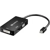 Sandberg Adaptateur MiniDP>HDMI+DVI+VGA - Convertisseur vidéo