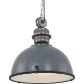 Steinhauer - suspension - Bikkel - gris - verre métal - Ø 52cm - E27 - 7834GR
