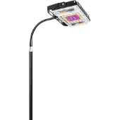 INF Lampe LED sur pied pour plantes de 1,6 m avec minuterie et variateur Black