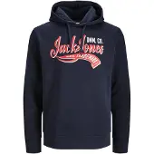 Jack & Jones Sweat-shirt bleu marine / rouge / blanc