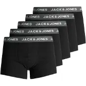 Jack & Jones Boxers 'Huey' gris / noir / blanc