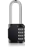 INF Cadenas long à 4 chiffres Noir