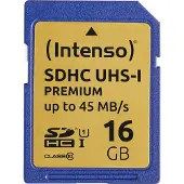 Intenso 3421470 SDHC Card 16GB Class 10 UHS-I Premium