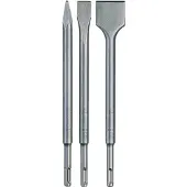 BEZ SDS-plus Chiselset indu pack 3 pcs, Chisel point