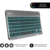 Subblim Clavier Sans Fil Smart Backlit Bluetooth Espagnol