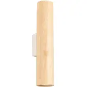 Sollux Applique LINO 2xGU10 10W bois/acier 30x8x6cm