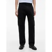 Tommy Hilfiger Jeans TJM OTIS CO CANVAS C, pantalon pour homme, couleur noire : taille W32 L32. Taille : W32 L32