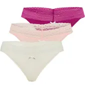 HUGO String crème / beige clair / rose foncé