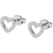 Purelei Boucles d'oreilles 'Hearts Of Love' argent