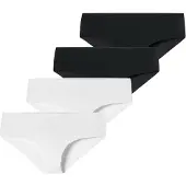 Schiesser Culotte ' Invisible Light ' noir / blanc