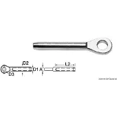 Osculati Terminal à œil AISI 316 Ø 4 mm , 1 pièce