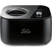 Solis Machine à glace Ice Dream à compresseur, 1 litre de glace, yaourt, livre de recettes, 3 modes